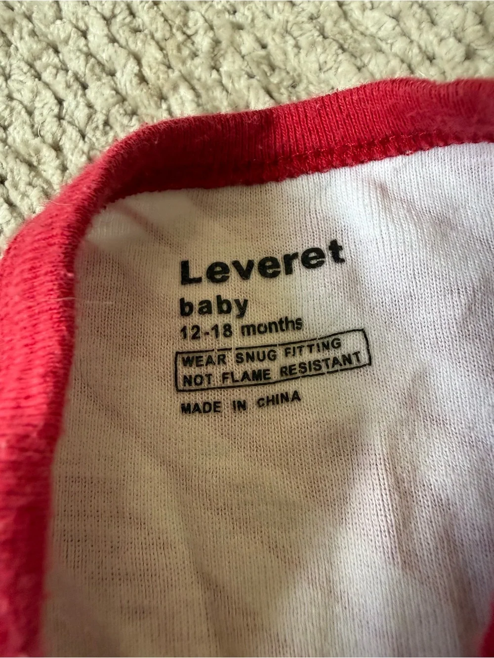 Leveret Baby Footed Cotton Pajama Bundle Frogs & Candy Cane Stripes 12-18M